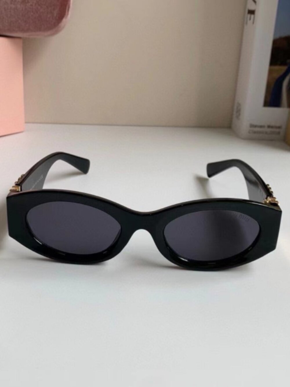 Miu Miu New Arrival Sunglasses – Unisex Chic UV Protection Fashion Eyewear, Prem - Picture 4 of 8